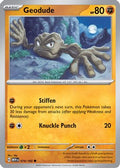 Geodude 074  - Reverse Holofoil SV Scarlet & Violet 151 - Common
