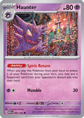 Haunter 093  - Reverse Holofoil SV Scarlet & Violet 151 - Uncommon