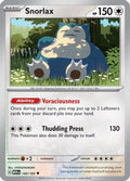 Snorlax 143  - Reverse Holofoil SV Scarlet & Violet 151 - Uncommon
