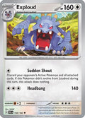 Exploud 150  - Reverse Holofoil SV04 Paradox Rift - Uncommon