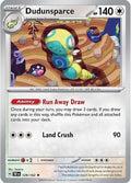 Dudunsparce 129  - Reverse Holofoil SV05 Temporal Forces - Rare