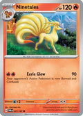 Ninetales 027  - Reverse Holofoil SV06 Twilight Masquerade - Common