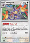 Ambipom 138  - Reverse Holofoil SV06 Twilight Masquerade - Uncommon