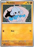 Meditite 077/142  - Reverse Holofoil SV07 Stellar Crown - Common
