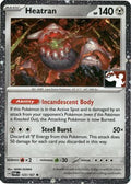 Heatran 123  - Holofoil Prize Pack Series Cards - Rare
