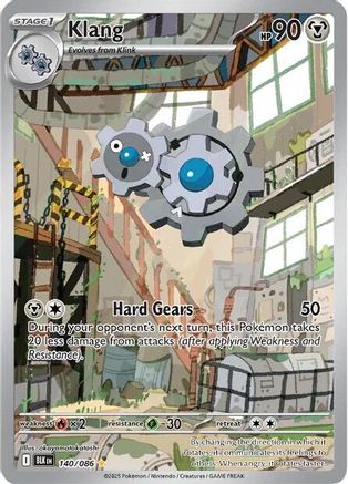 Klang 140/086  - Holofoil SV Black Bolt - Illustration Rare