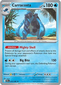 Carracosta 023  - Reverse Holofoil SV Black Bolt - Rare