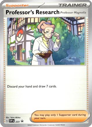 Professor's Research 223  SV Scarlet & Violet Promo Cards - Promo