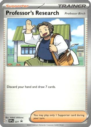 Professor's Research 221  SV Scarlet & Violet Promo Cards - Promo