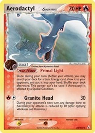 Aerodactyl (Delta Species) 035/110  Holon Phantoms - Uncommon