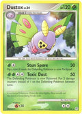 Dustox  - Reverse Holofoil Diamond and Pearl - Rare