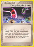 Energy Recycle System  - Reverse Holofoil Power Keepers - Uncommon