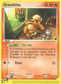 Growlithe 065  - Reverse Holofoil Sandstorm - Common