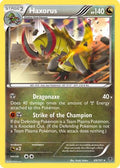 Haxorus 069  - Holofoil Plasma Blast - Holo Rare