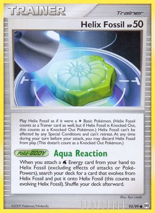Helix Fossil 093  Arceus - Common