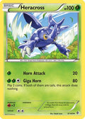Heracross  - Reverse Holofoil Boundaries Crossed - Uncommon