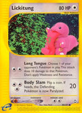 Lickitung  - Reverse Holofoil Aquapolis - Common