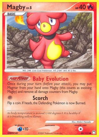Magby 088  - Reverse Holofoil Mysterious Treasures - Common