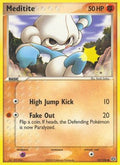 Meditite  - Holofoil Emerald - Common