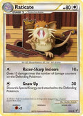 Raticate 034  - Reverse Holofoil Undaunted - Uncommon