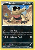 Sandile  - Reverse Holofoil Dark Explorers - Common