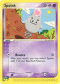 Spoink 073/97  - Reverse Holofoil Dragon - Common