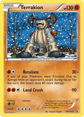 Terrakion  - Holofoil Legendary Treasures - Holo Rare