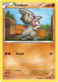 Timburr (58)  - Reverse Holofoil Black and White - Common
