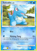Totodile 106  - Reverse Holofoil Mysterious Treasures - Common