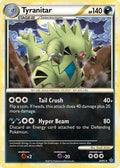 Tyranitar  - Reverse Holofoil Unleashed - Rare