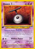 Unown [T] 088  - 1st Edition Neo Destiny - Common