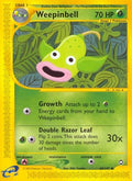 Weepinbell  - Reverse Holofoil Aquapolis - Uncommon