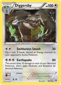 Diggersby  - Reverse Holofoil XY  Phantom Forces - Rare