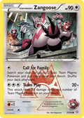 Team Magma's Zangoose 022  Double Crisis - Common