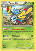 Beautifly 005  - Reverse Holofoil XY  Roaring Skies - Holo Rare