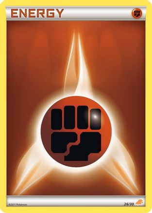 Fighting Energy (#26)  BW Trainer Kit Excadrill & Zoroark - Common