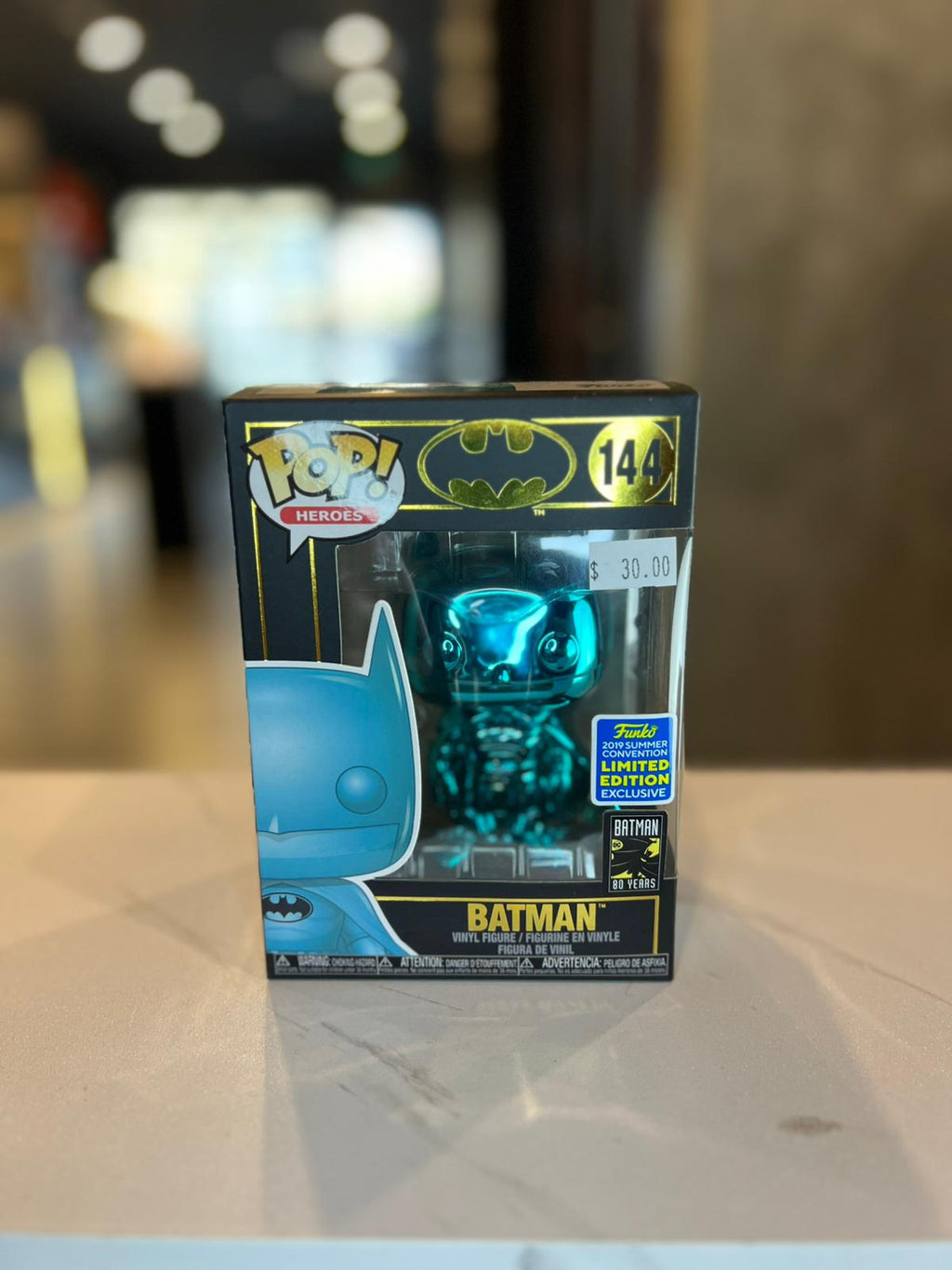 Funko Pop! Vinyl - Batman #144 Chrome Blue Limited Edition