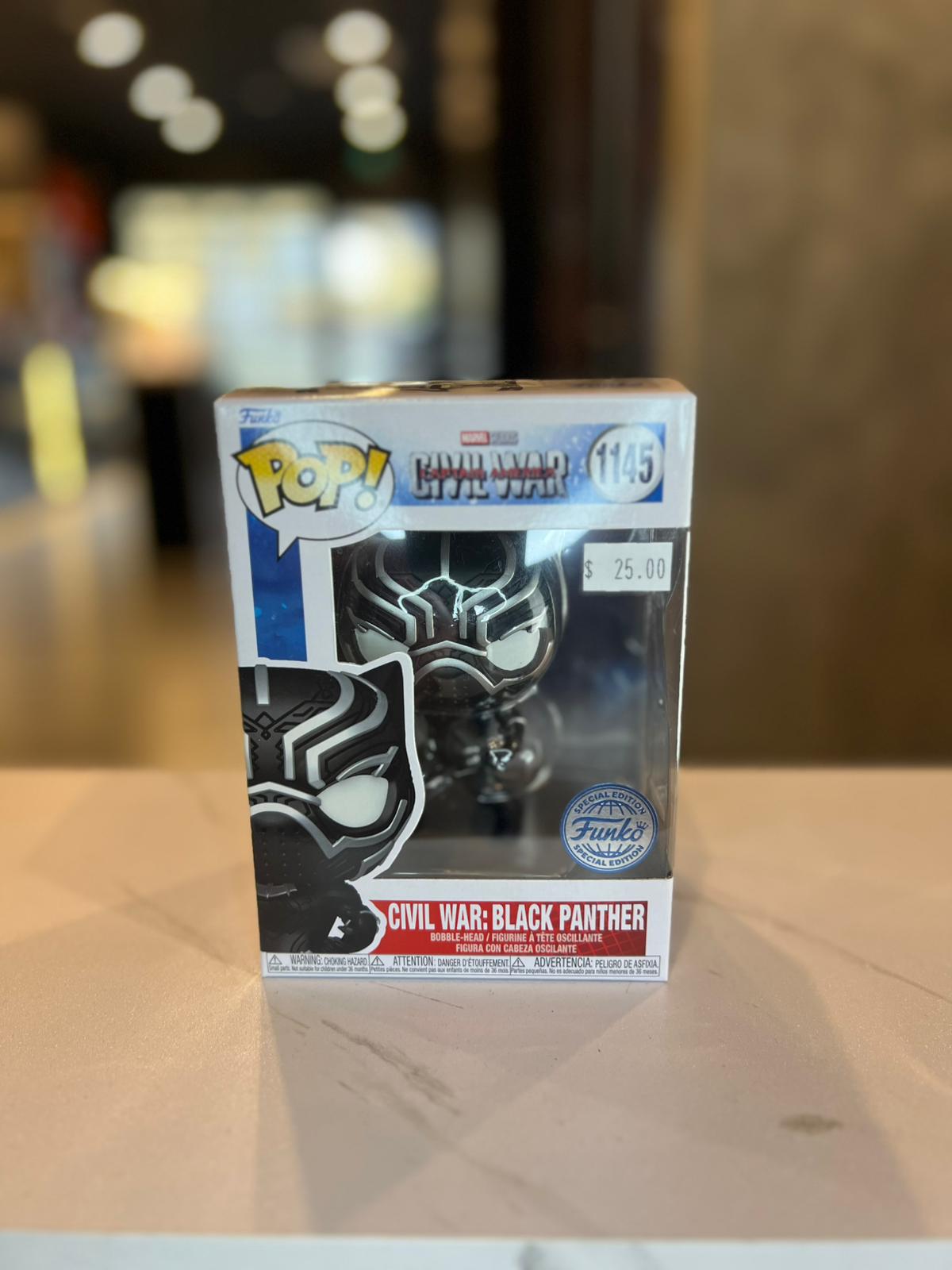 Funko Pop! Vinyl - Marvel Captain America Civil War - Black Panther #1145
