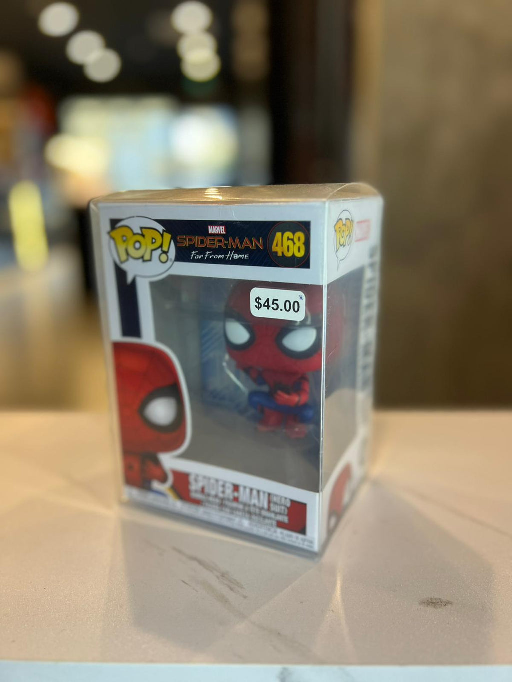 Funko Pop! Vinyl - Spider-Man Far From Home - Spider-man (Hero Suit) #468