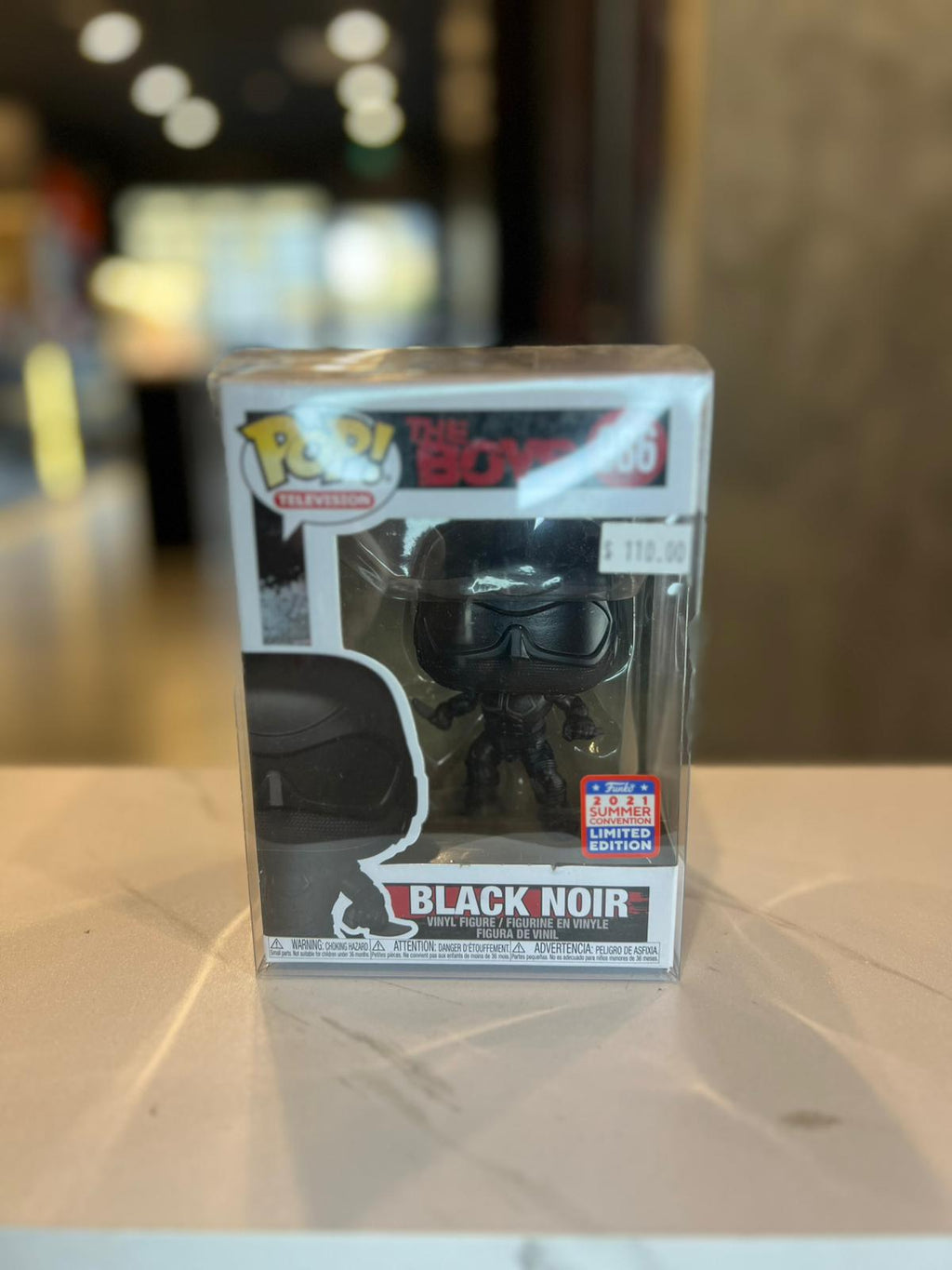 Funko Pop Black Noir #986 The Boys 2021 Summer Convention Exclusive