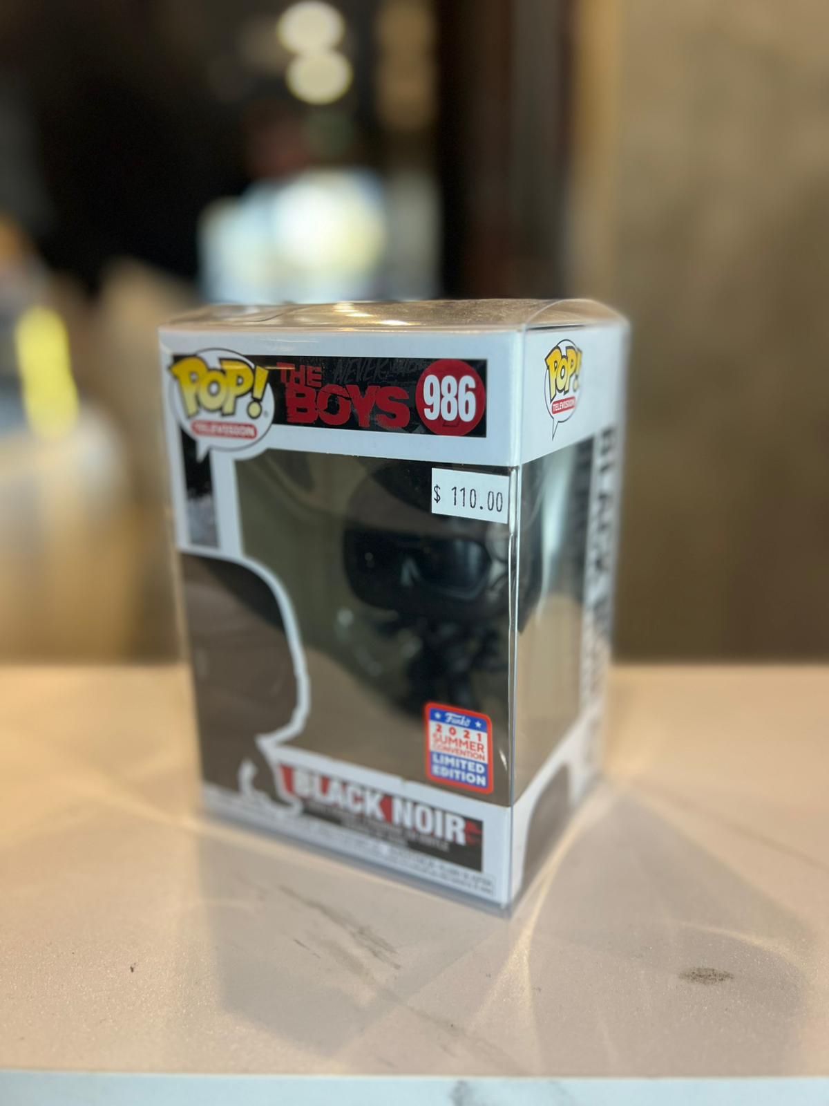 Funko Pop Black Noir #986 The Boys 2021 Summer Convention Exclusive