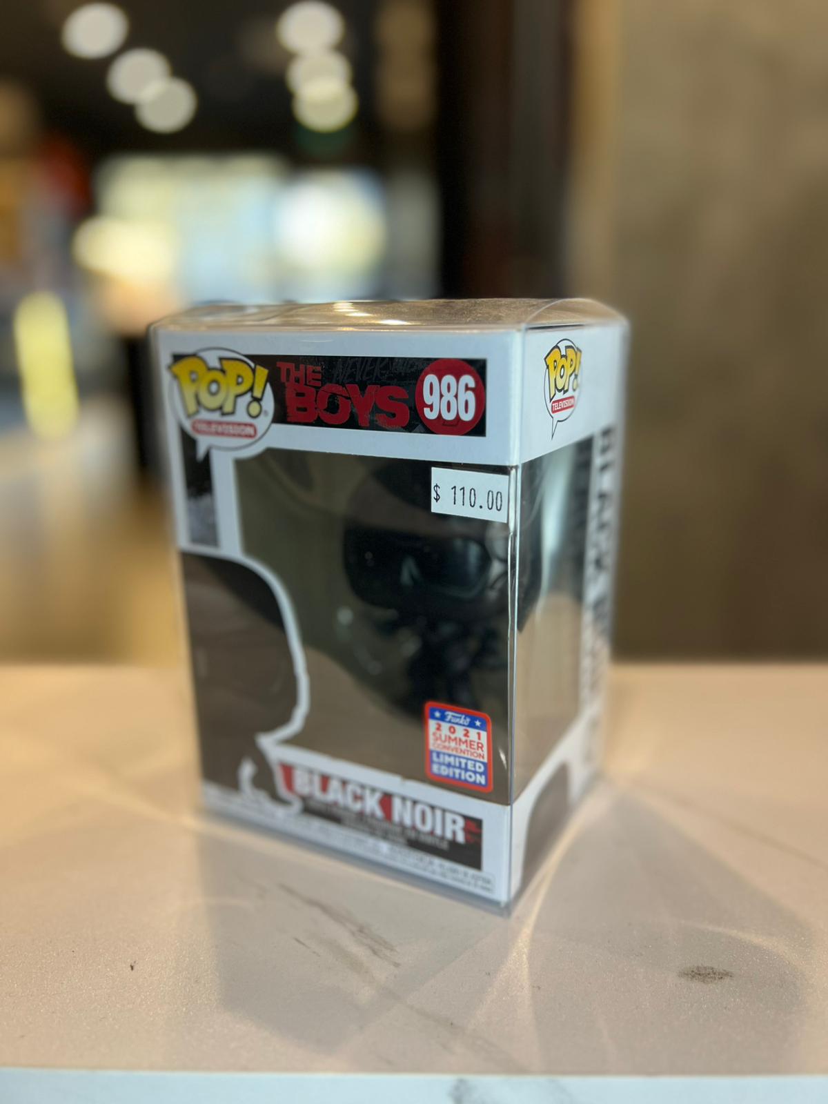 Funko Pop Black Noir #986 The Boys 2021 Summer Convention Exclusive