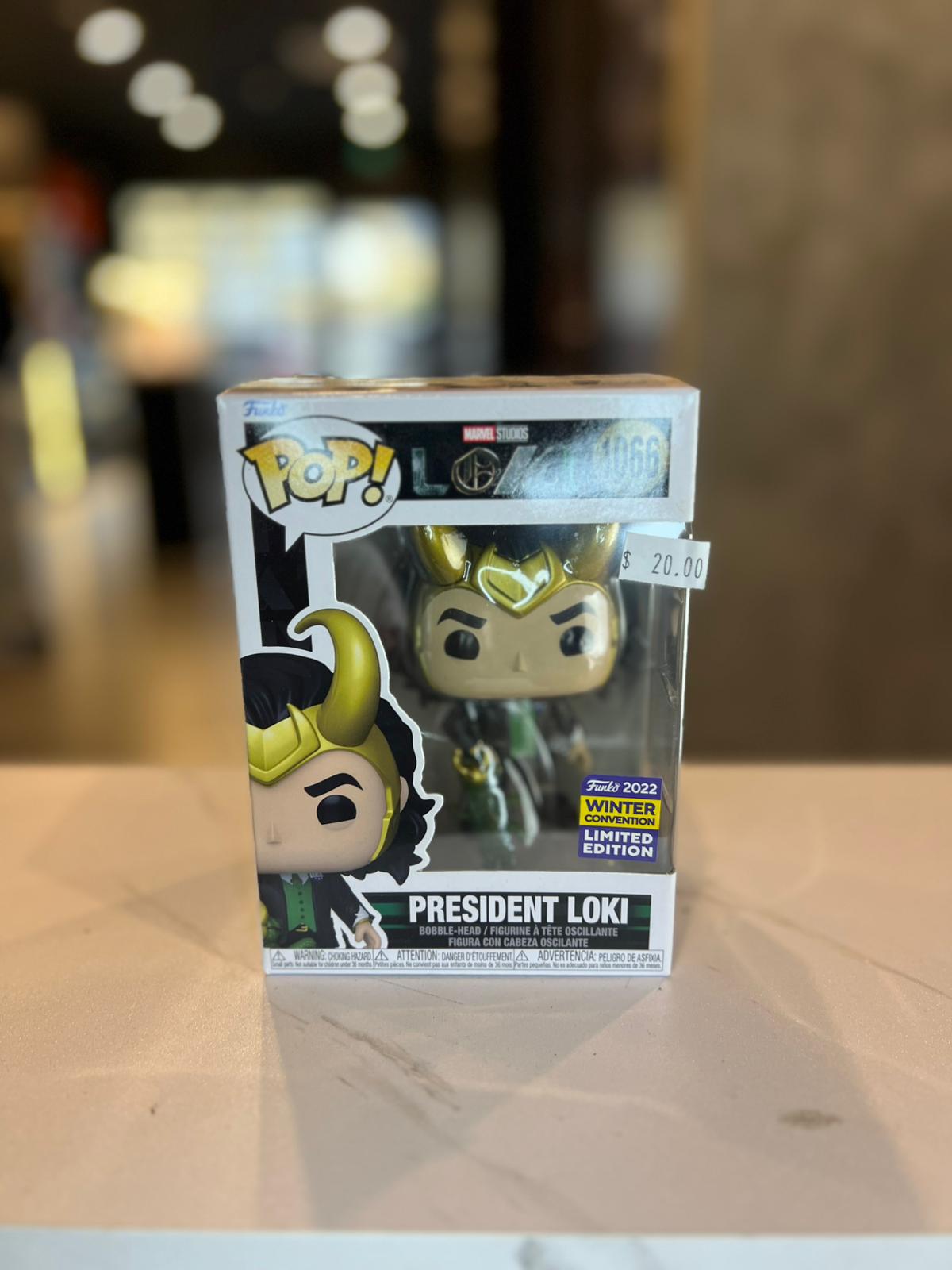 Funko POP! Marvel Loki President Loki 2022 Winter Convention Exclusive #1066