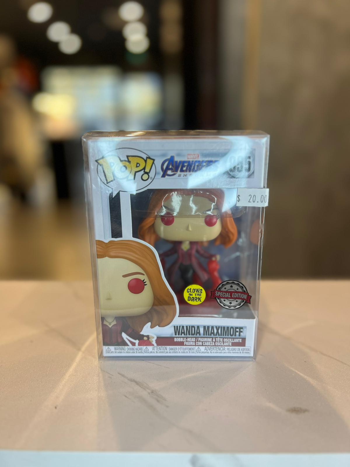 Funko Pop Vinyl – Avengers Endgame – Wanda Maximoff / Scarlet Witch #855 (GITD)