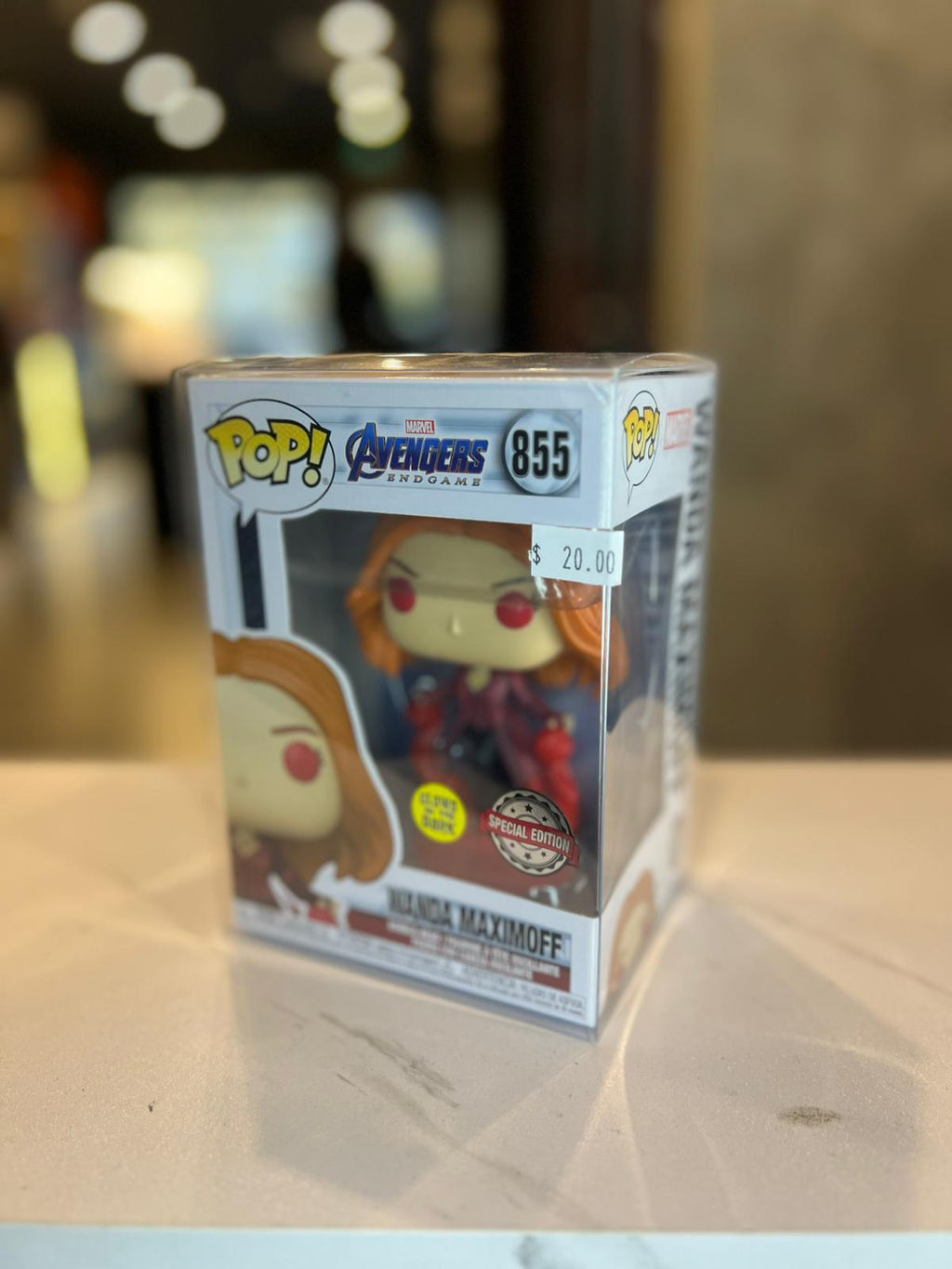 Funko Pop Vinyl – Avengers Endgame – Wanda Maximoff / Scarlet Witch #855 (GITD)