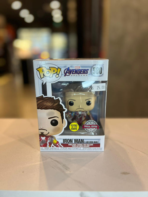 Funko Pop Marvel Avengers Endgame Iron Man I Am Iron Man GID Special #580