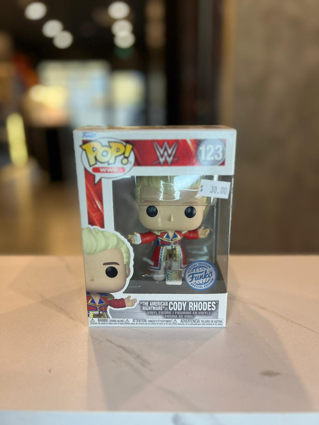 Funko Pop! WWE "The American Nightmare" Cody Rhodes 123 Vinyl Figure