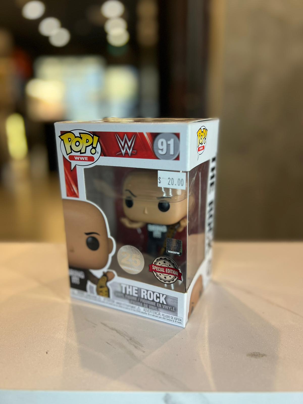 Funko Pop WWE The Rock With Belt #91