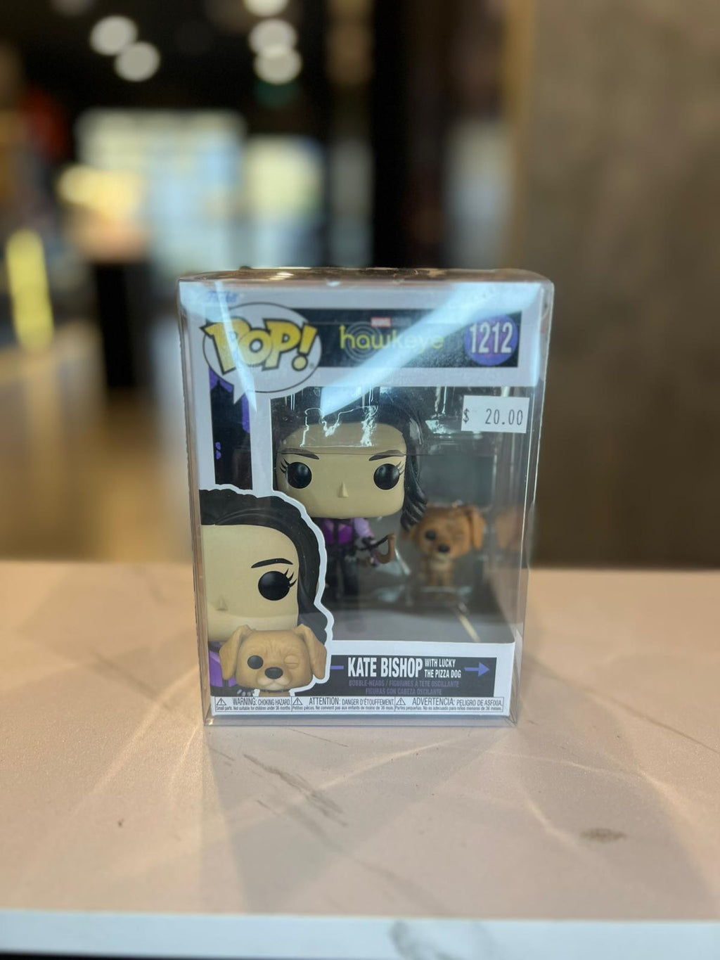Funko Pop! Vinyl: Marvel - Kate Bishop with Lucky The Pizza Dog #1212