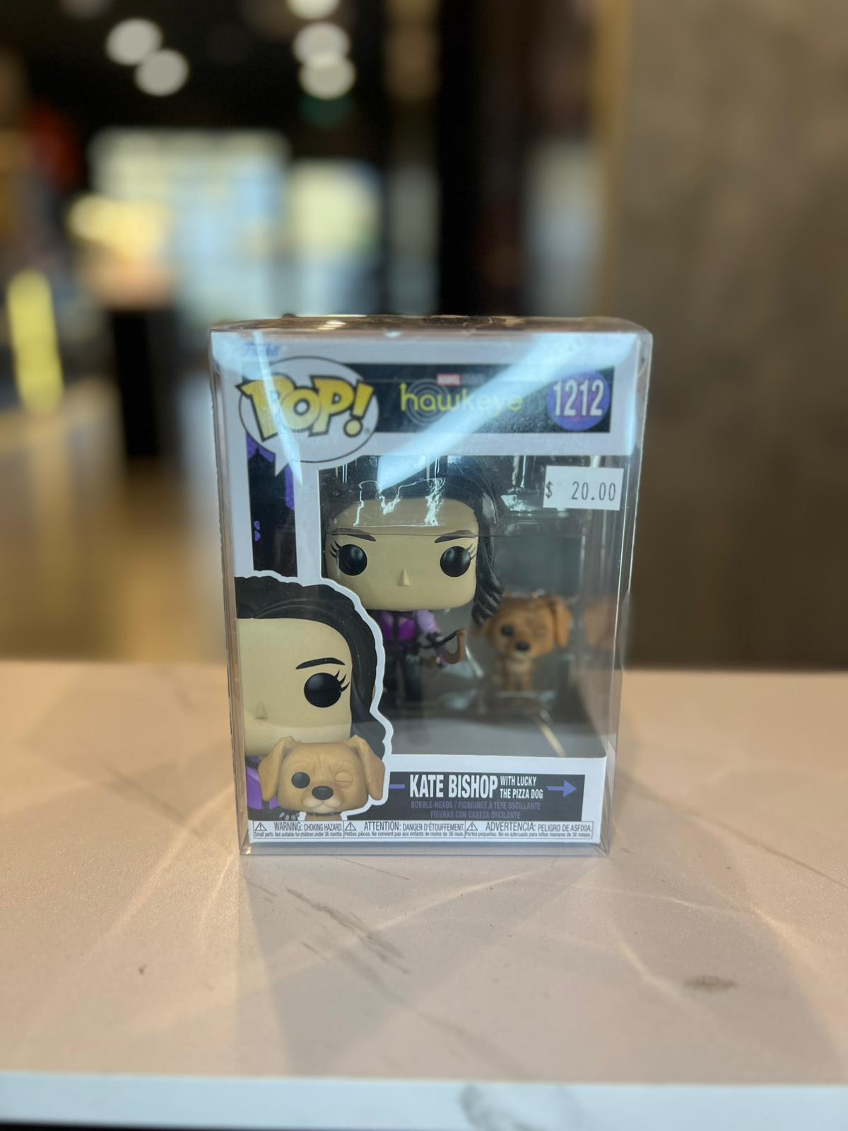 Funko Pop! Vinyl: Marvel - Kate Bishop with Lucky The Pizza Dog #1212